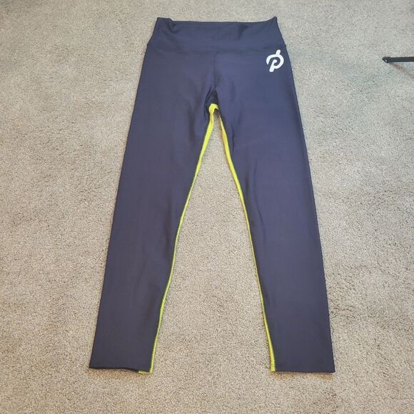 Peloton Women’s Blue Athletic Contrast Rib Leggings Size XXL - Picture 2 of 5